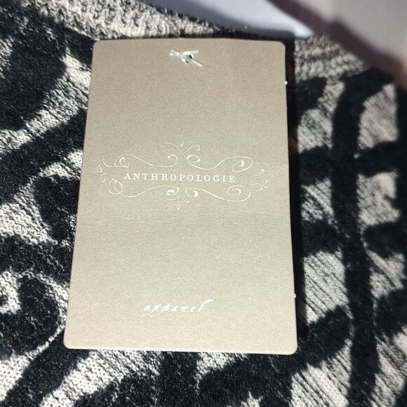 Anthropologie Moth Stitched Tunic Textured Wool Sweater Dress  Sz M NWT - Picture 5 of 7